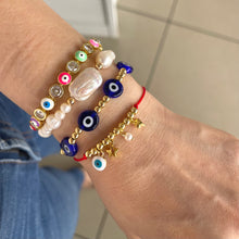 Cargar imagen en el visor de la galería, PULSERA OJITOS COLORES
